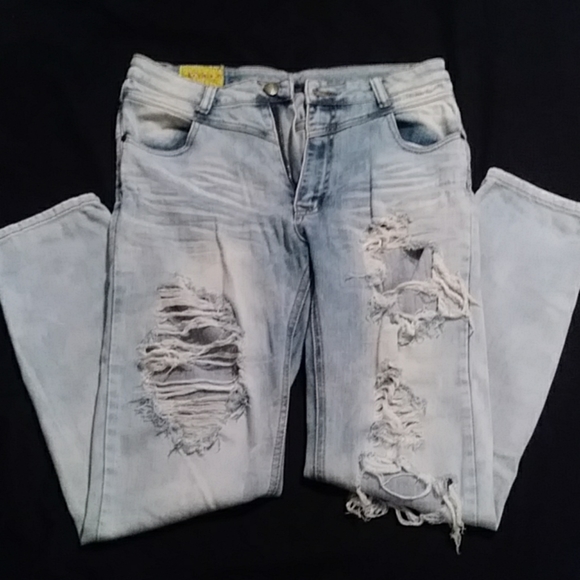 Machine Denim - Distressed Jeans